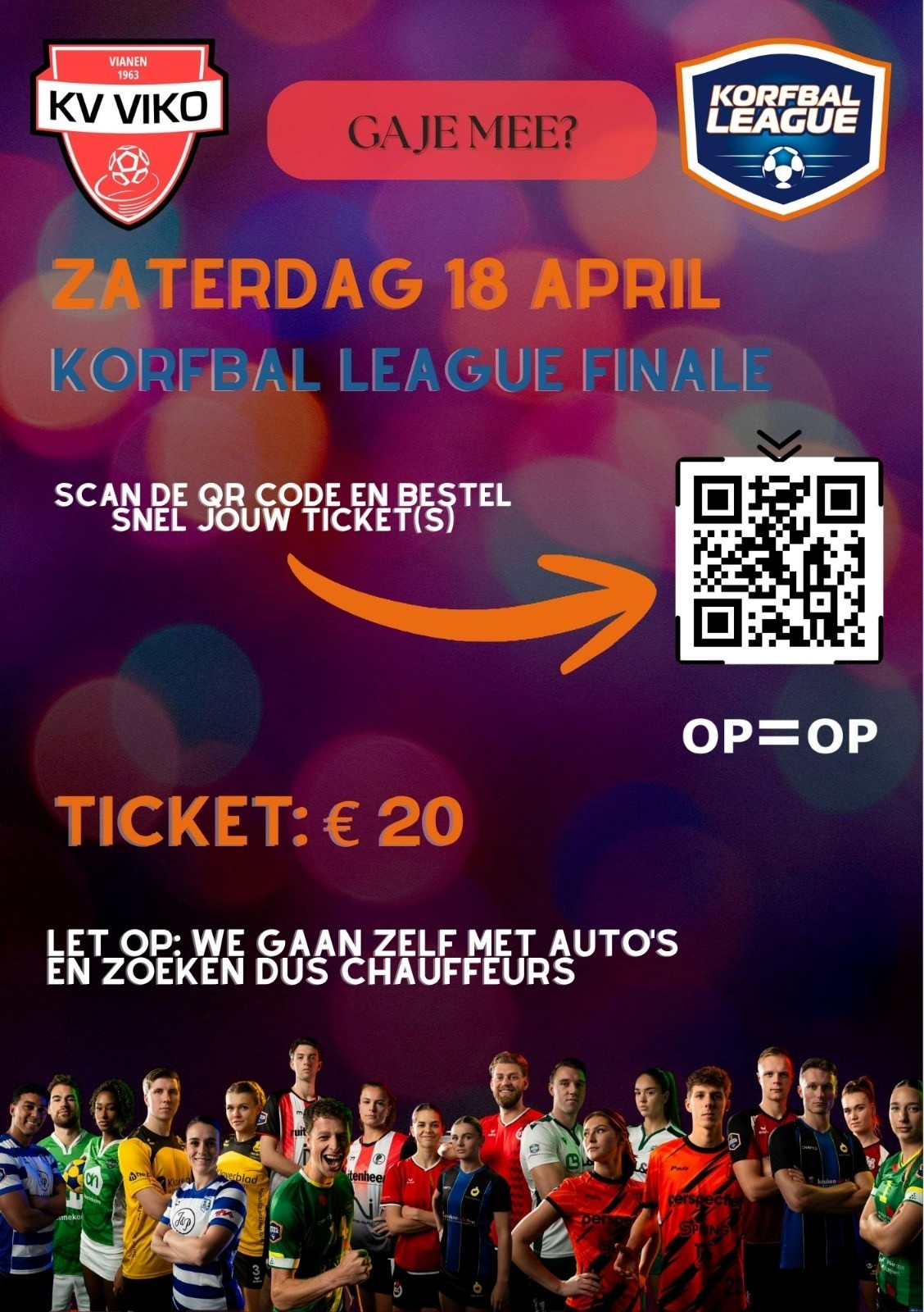 Ga jij mee naar de Ahoy Zaalfinale 18 april?