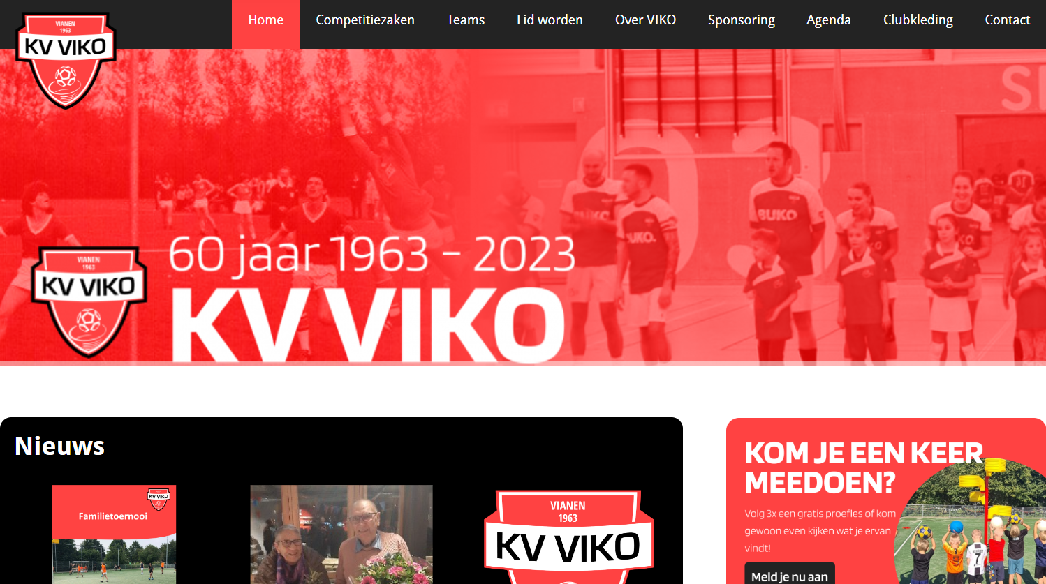 Vernieuwde website VIKO